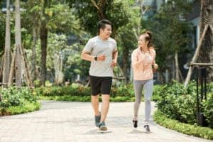 couple jogging park1